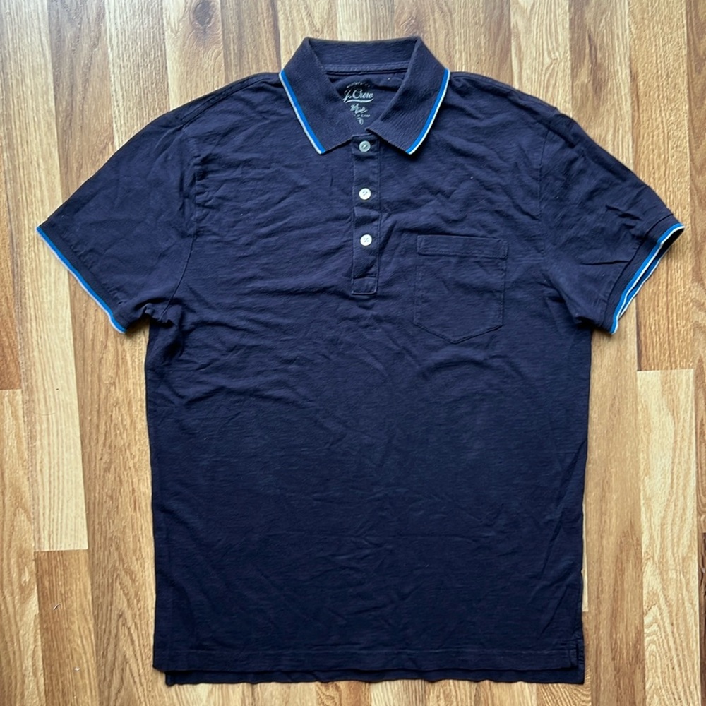 J. Crew Men’s Ringer Style Short Sleeve Polo